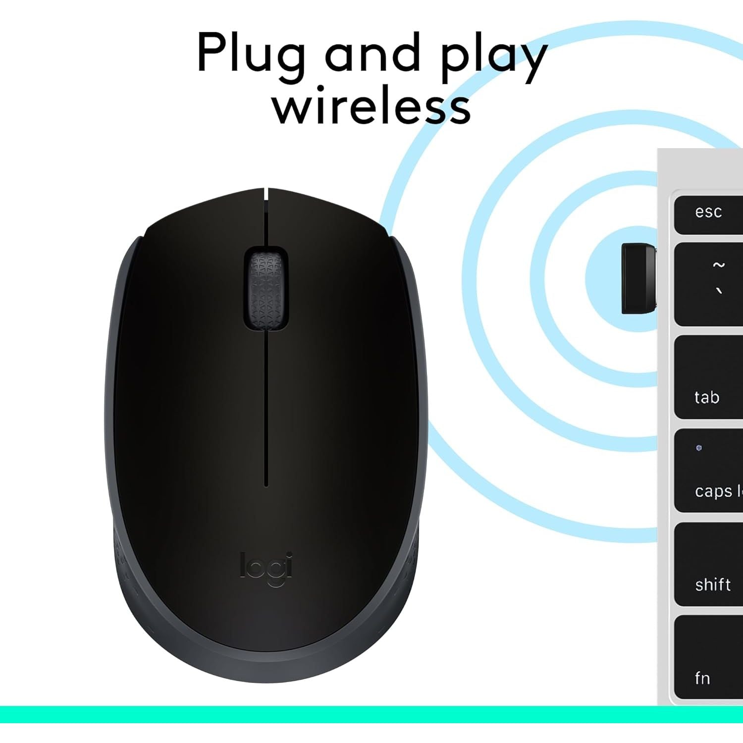 Buy Logitech,Logitech B170 Wireless Mouse – 2.4GHz, USB Nano Receiver, 12-Month Battery, Grey Ask ChatGPT - Gadcet UK | UK | London | Scotland | Wales| Near Me | Cheap | Pay In 3 | Keyboard & Mouse